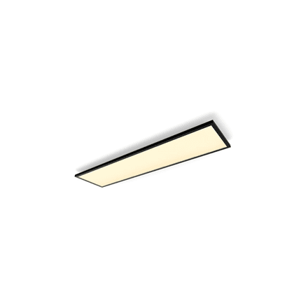 Philips Hue Aurelle rectangular panel light, Black, 120 x 30 cm | 2200-6500 Hue White Ambiance – nuotrauka 1