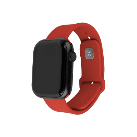 Fixed | Sporty Strap Set for Apple Watch 42/44/45 mm | 170-235 mm | Red | Silicone – nuotrauka 1