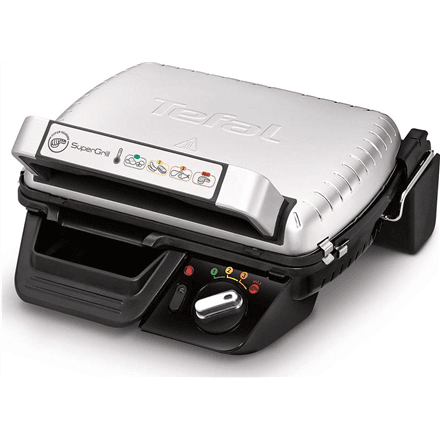 TEFAL | SuperGrill Standard | GC450B32 | Contact | 2000 W | Stainless steel – nuotrauka 1