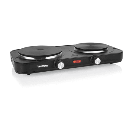 Tristar Table Hob | KP-6152 | Number of burners/cooking zones 2 | Electric | Black – nuotrauka 1