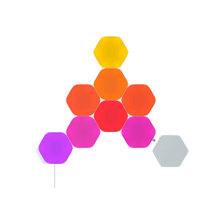 Nanoleaf | Shapes Black Hexagons Starter Kit (9 panels) | 42 W | WiFi – nuotrauka 1
