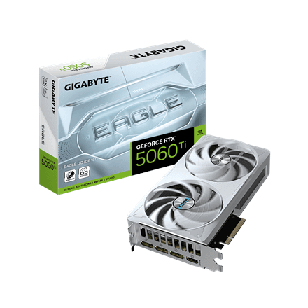 Gigabyte GeForce RTX 5060 Ti EAGLE OC ICE 16G · NVIDIA · 16 GB – nuotrauka 1