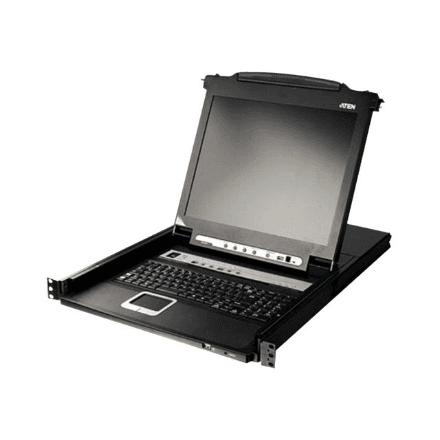 Aten 16-Port PS/2-USB VGA 19" LCD KVM Switch with Daisy-Chain Port and USB Peripheral Support – nuotrauka 1