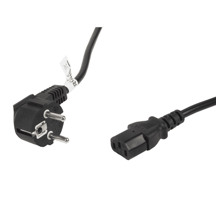 Lanberg | CEE 7/7 to IEC 320 C13 Power Cord | CA-C13C-11CC-0050-BK – image 1