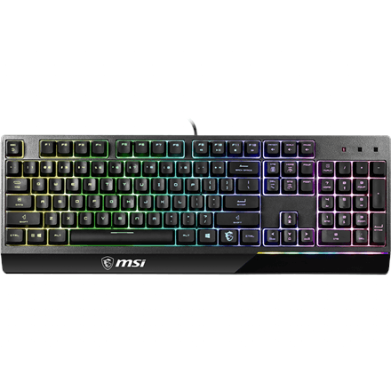 MSI | Vigor GK30 | Gaming Keyboard | Wired | RGB LED light | US | Black – nuotrauka 1