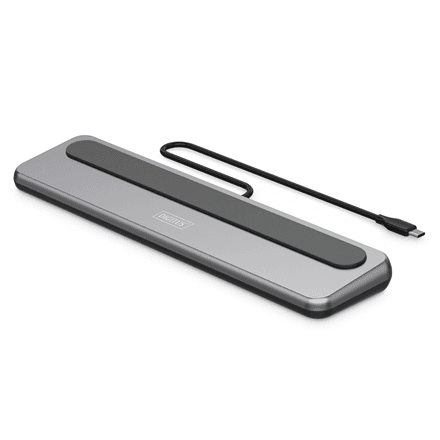 Digitus USB-C 8K docking station, 12-port · DA-70919 · Ethernet LAN (RJ-45) ports 1 – nuotrauka 1