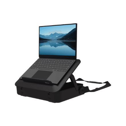 Fellowes | Breyta 2in1 Laptop Carry Case/Laptop Riser | 384 x 308 x 89 mm | Black – image 1