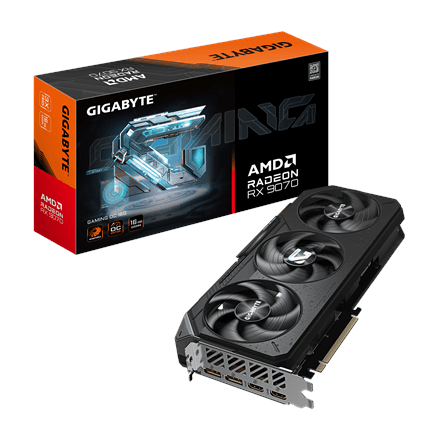 Gigabyte Radeon RX 9070 GAMING OC 16G · AMD · 16 GB – nuotrauka 1