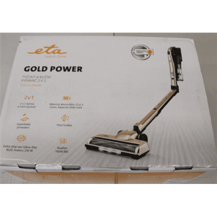 SALE OUT. ETA Vacuum Cleaner · Gold Power 1212 90000 · Cordless operating – nuotrauka 1
