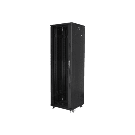 Lanberg | Rack cabinet 19" free-standing 42U/600x600 (flat pack) | FF01-6642-12B | Black – nuotrauka 1