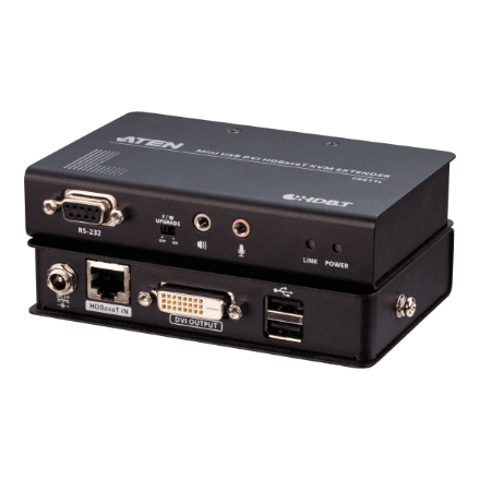 Aten | CE611 Mini USB DVI HDBaseT KVM Extender, 1920 x 1200@100m – nuotrauka 1