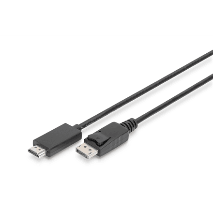 Digitus Adapter Cable, DP - HDMI type A | DisplayPort to HDMI | 2 m – nuotrauka 1