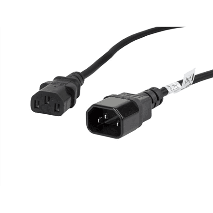 Lanberg | IEC 320 C13 to C14 Cable | CA-C13E-11CC-0018-BK – nuotrauka 1