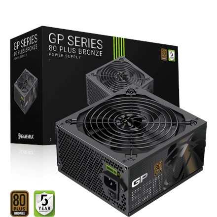 Gamemax PSU | GP 550B | 550 W | Bronze | Non-Modular – nuotrauka 1