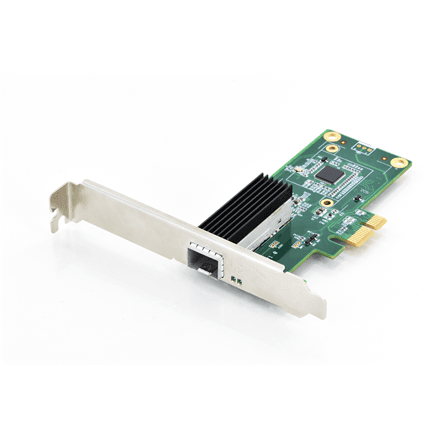 Digitus SFP Gigabit Ethernet PCI Express Card 32-bit, low profile bracket, Intel WGI210 chipset – nuotrauka 1
