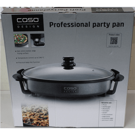 SALE OUT. Caso Professional Party Pan, 1500 W, Grey · Caso · Professional Party Pan – image 1