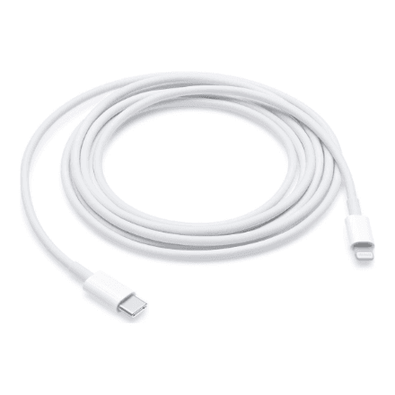 Apple USB-C to Lightning Cable (2 m) | White – nuotrauka 1