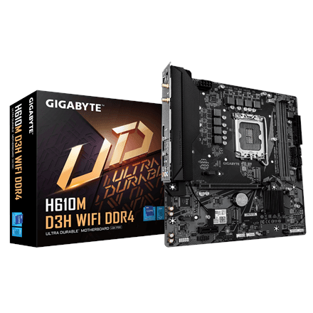 Gigabyte H610M D3H WIFI DDR4 · Processor family Intel · Processor socket LGA1700 – nuotrauka 1