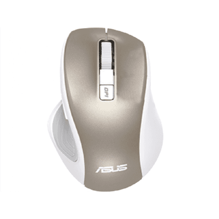 Asus | MW202 | Wireless | 2.4GHz Wireless Optical Mouse | Gold – nuotrauka 1