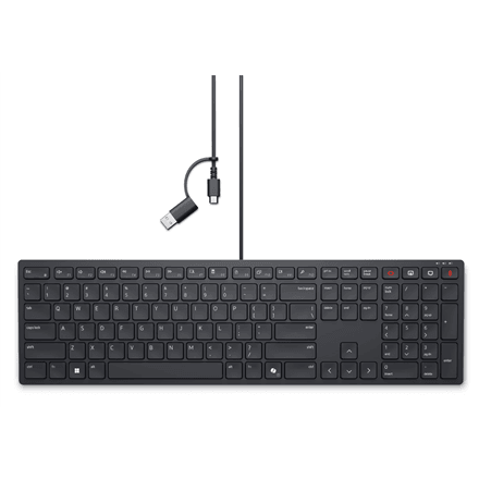 Dell | KB525C | Keyboard | Wired | Estonian | Black – nuotrauka 1