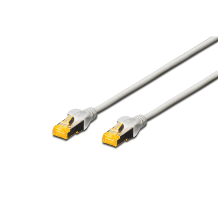 CAT 6A S/FTP | Patch cord | Length 10 m | Grey – image 1
