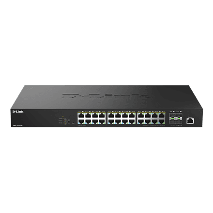 D-Link | DMS-1250-28P/E | 28-Port 2.5G Smart Managed PoE Switch | Desktop | Managed – image 1