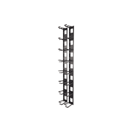 APC Vertical Cable Organizer, 8 Cable Rings, Zero U | Schneider Electric – nuotrauka 1