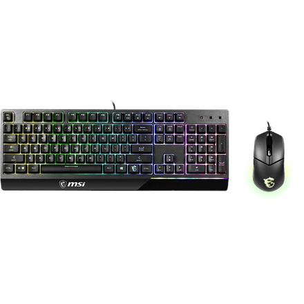 MSI | Vigor GK30 COMBO | Keyboard and Mouse Set | Wired | RGB LED light | US – nuotrauka 1