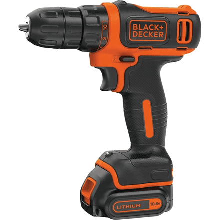 BLACK & DECKER Drill Driver, 10.8 V, 1x1.5 Ah | BDCDD12-QW – nuotrauka 1