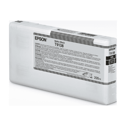 EPSON T91380N Matte Black Ink Cartridge (200ml) · Epson C13T91380N · Epson T9138 - matte black - original - ink cartridge – image 1