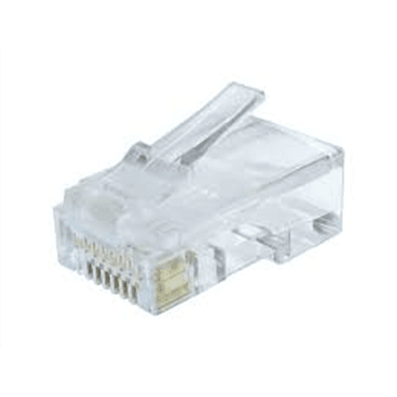 Cablexpert | Modular plug (adapter) 8P8C for solid CAT6 LAN cable, 10 pcs per bag – image 1