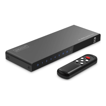Digitus 8K HDMI Switch, 5x1 | DS-55334 | Black – image 1