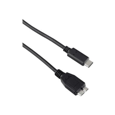 Targus 1 m USB-C To USB-MicroB 3.1 Gen2 (10 Gbps 3 A) Cable - Black - B2B only | Targus – image 1