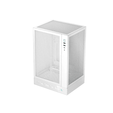Deepcool PC Gaming Case | CH170 DIGITAL | White | Mini ITX | ATX PS2 – image 1