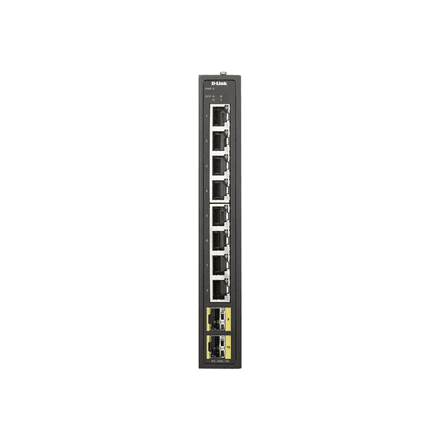 D-Link DIS-100G-10S Switch L2 Unmanaged Industrial, 8x10/100/1000Base-T ports, 2 SFP ports, Steel case · D-Link · 60 month(s) – image 1