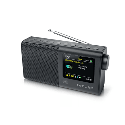 Muse | Portable Radio | M-117 DB | AUX in | Black | Portable | FM, DAB/DAB+ – nuotrauka 1