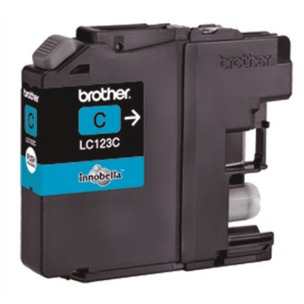 Brother LC123C | Ink Cartridge | Cyan – nuotrauka 1
