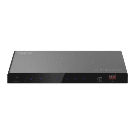 Digitus 8K HDMI Splitter, 1x4 | DS-55340 | Black – nuotrauka 1