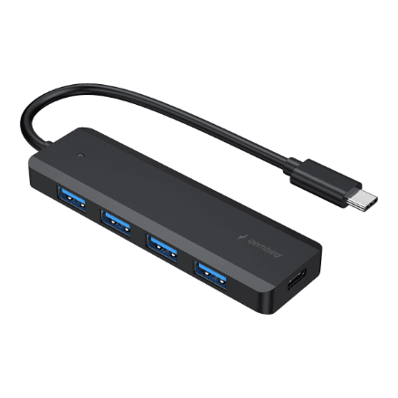 Gembird | 4-port USB 3.1 (Gen 1) Type-C Hub | UHB-CM-U3P4P-01 – image 1