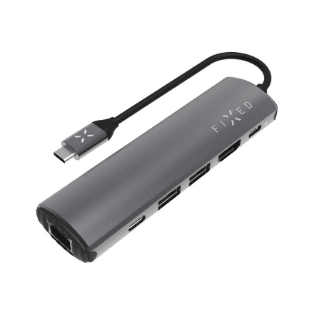 Fixed | 6-port USB-C HUB Pro for laptops and tablets – nuotrauka 1