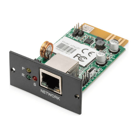 Digitus | SNMP and WEB card for DIGITUS OnLine UPS rack mount units | DN-170100-1 – image 1