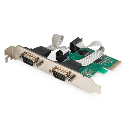 Digitus | 2-Port Serial Interface Card, PCIe | DS-30000-1 | PCIe – image 1
