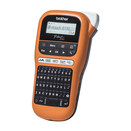 Brother PTE110VP | Thermal | Label Printer | Orange – image 1