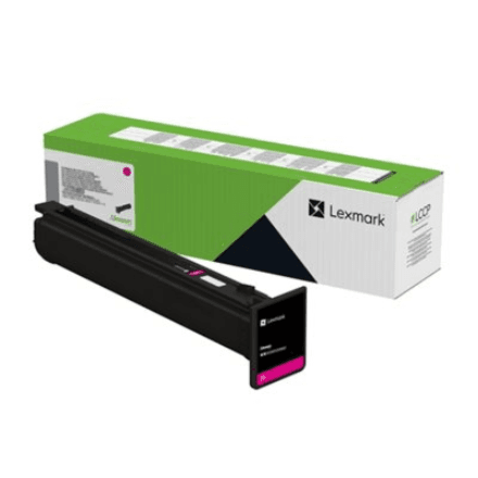Lexmark 77L2HM0 Magenta High Capacity Return Programme Toner Cartridge (46.9K Pages) for Lexmark CS963, CX961, CX962, CX963 Printers | Lexmark – image 1