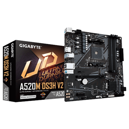 Gigabyte A520M DS3H V2 – nuotrauka 1