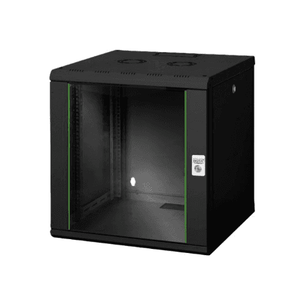 Digitus | Wall Mounting Cabinet Unique Series | DN-19 12U-6/6-SW | 60 x 60 cm | Black – nuotrauka 1