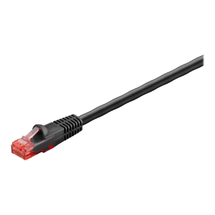 Goobay Outdoor Patch Cable | CAT 6/6A U/UTP | AWG 24/1 | Cable length: 15 m | Black – nuotrauka 1