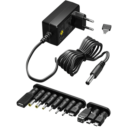 Goobay Universal Power Supply 5-15V, Max. 36W, 2.4A | 74436 – nuotrauka 1