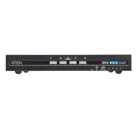 Aten | 4P USB DVI Single Display PP4 Secure KVM (CAC) | CS1184D4C – nuotrauka 1