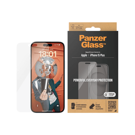 PanzerGlass | Screen protector | Apple | IPhone 15 Plus | Glass | Transparent – nuotrauka 1